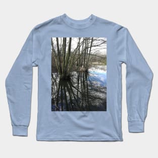 Early spring reflections photograph Long Sleeve T-Shirt